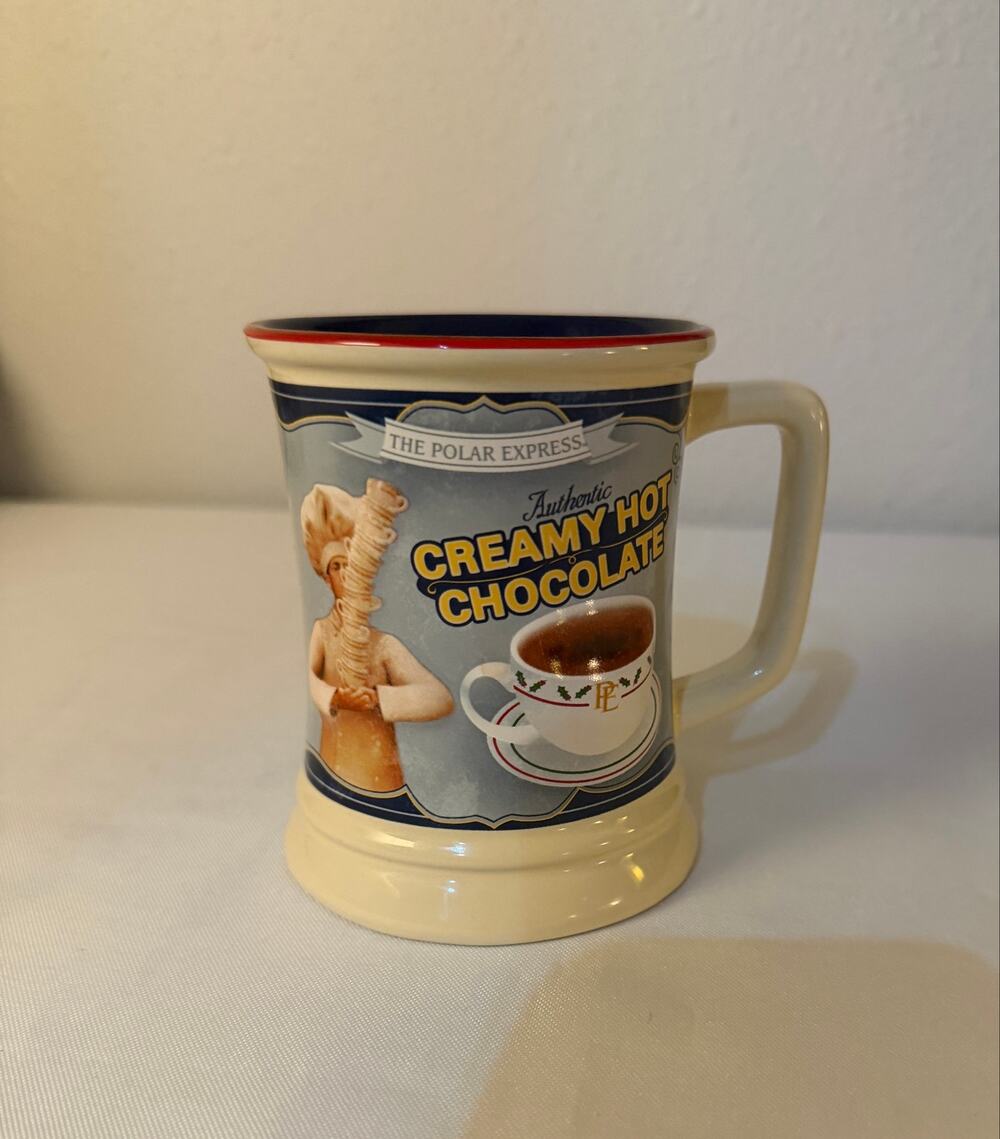 The Polar Express Authentic Creamy Hot Chocolate Ceramic Mug Warner Bros